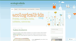 Desktop Screenshot of ecologicalkidsblog.com